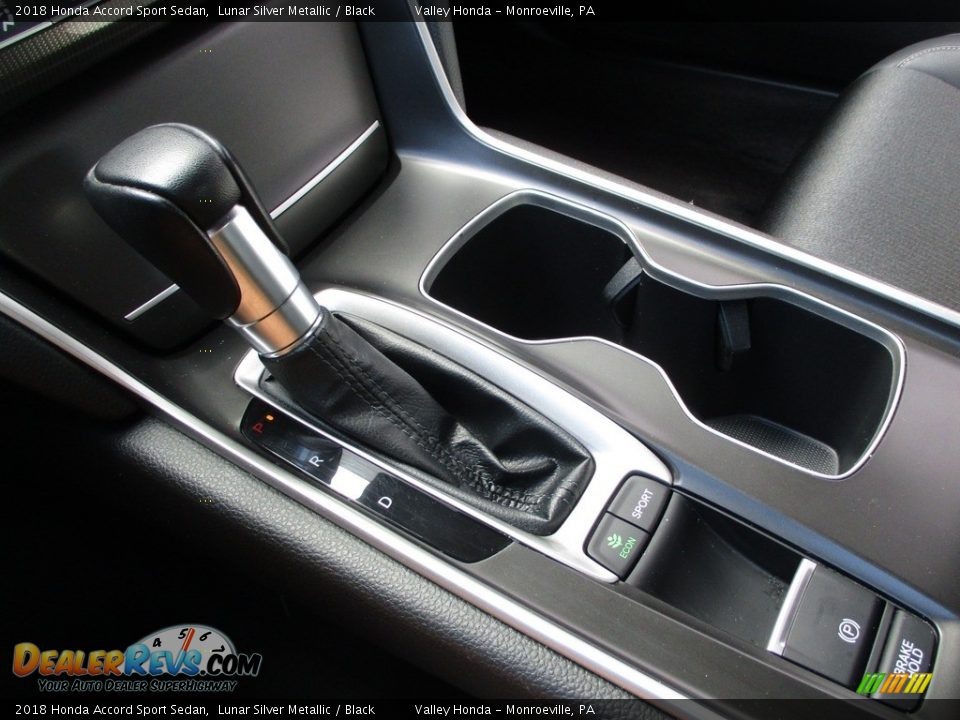 2018 Honda Accord Sport Sedan Lunar Silver Metallic / Black Photo #17