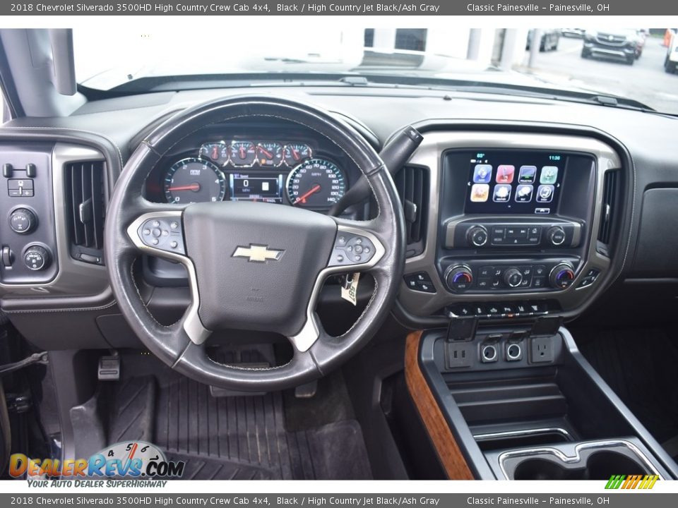 Dashboard of 2018 Chevrolet Silverado 3500HD High Country Crew Cab 4x4 Photo #14