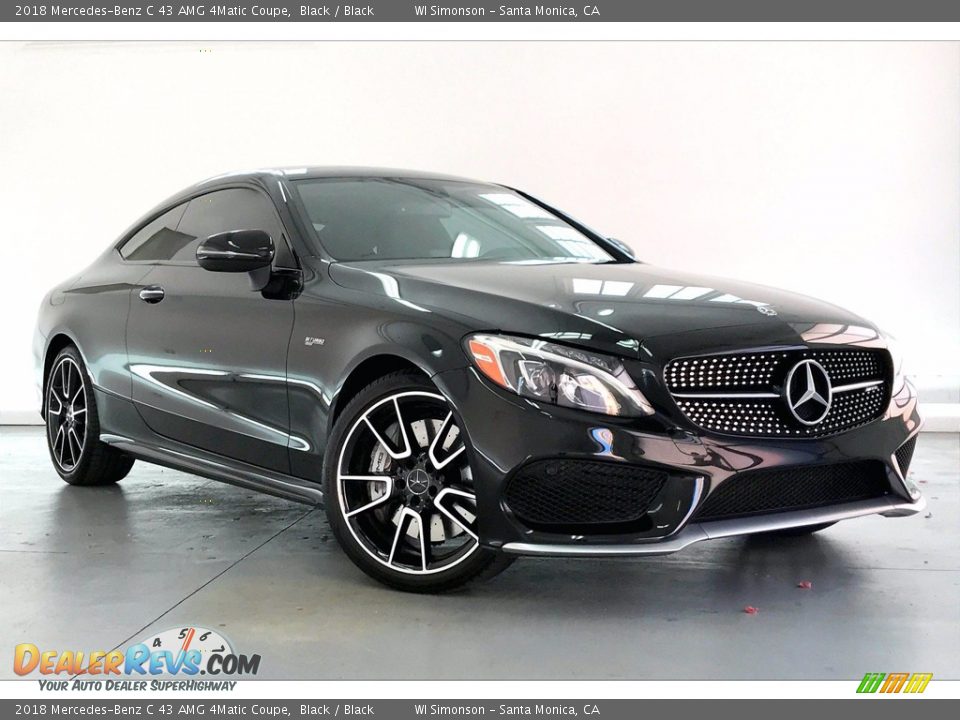 Front 3/4 View of 2018 Mercedes-Benz C 43 AMG 4Matic Coupe Photo #34