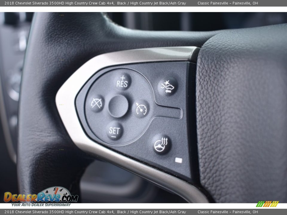 2018 Chevrolet Silverado 3500HD High Country Crew Cab 4x4 Steering Wheel Photo #15