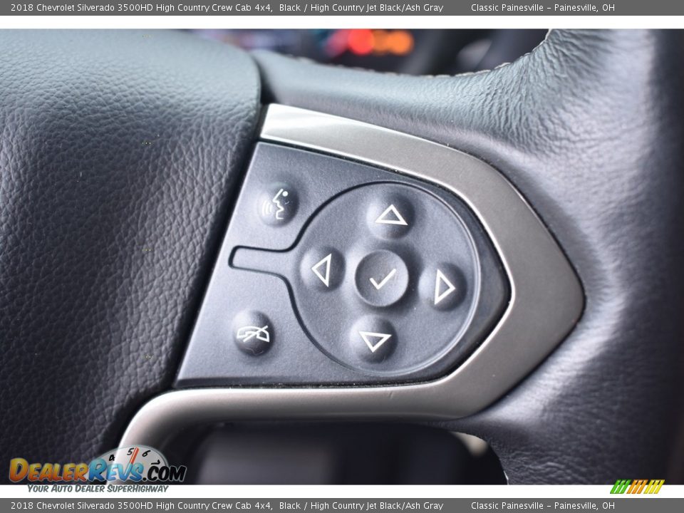 2018 Chevrolet Silverado 3500HD High Country Crew Cab 4x4 Steering Wheel Photo #16