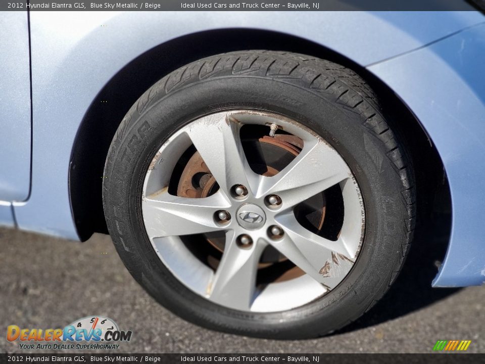 2012 Hyundai Elantra GLS Blue Sky Metallic / Beige Photo #26