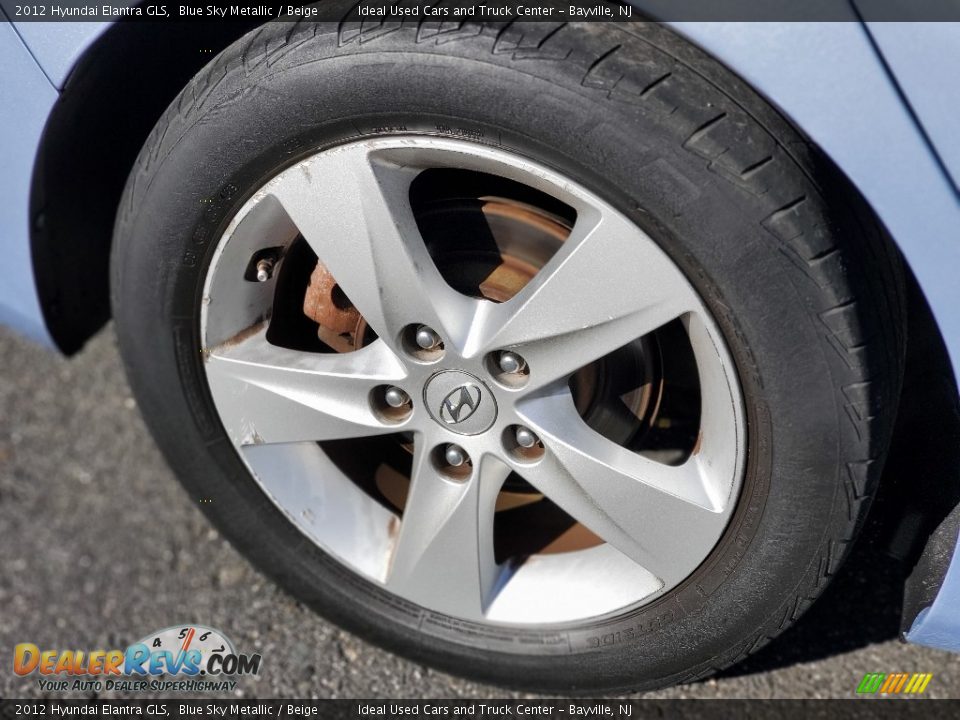 2012 Hyundai Elantra GLS Blue Sky Metallic / Beige Photo #27