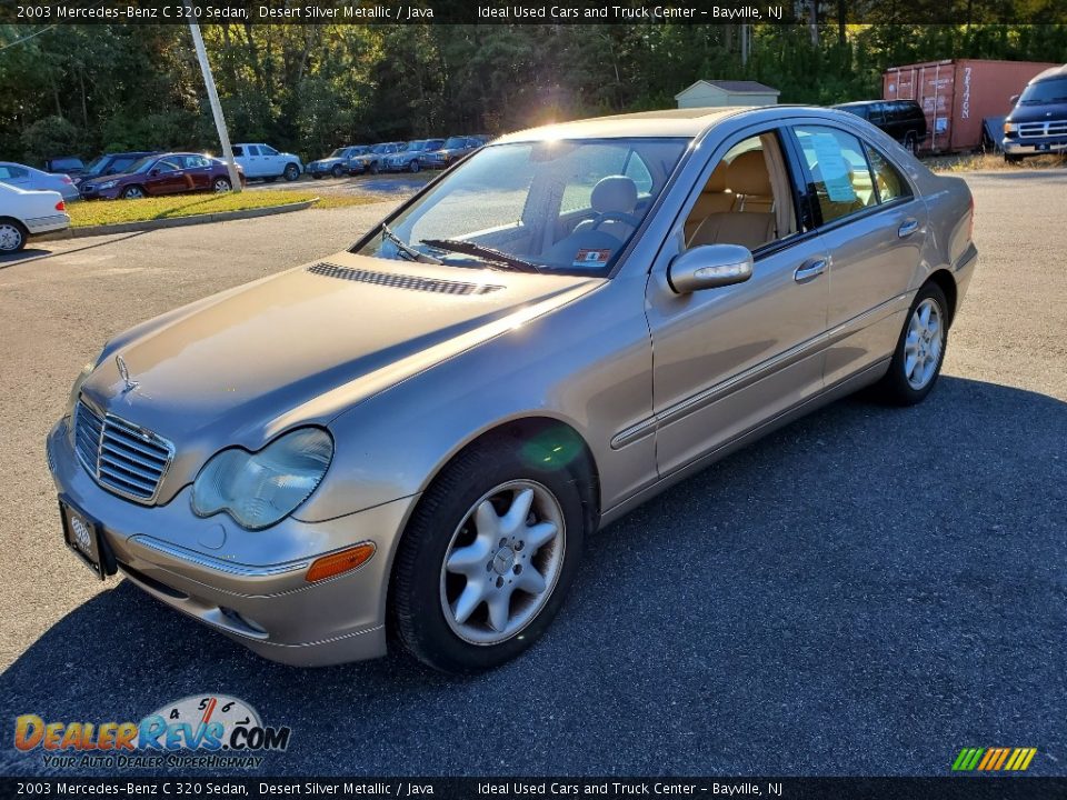 2003 Mercedes-Benz C 320 Sedan Desert Silver Metallic / Java Photo #1