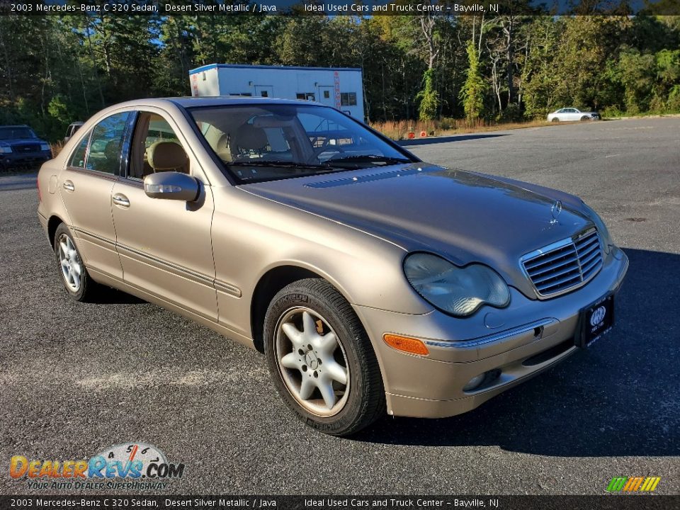 Front 3/4 View of 2003 Mercedes-Benz C 320 Sedan Photo #2