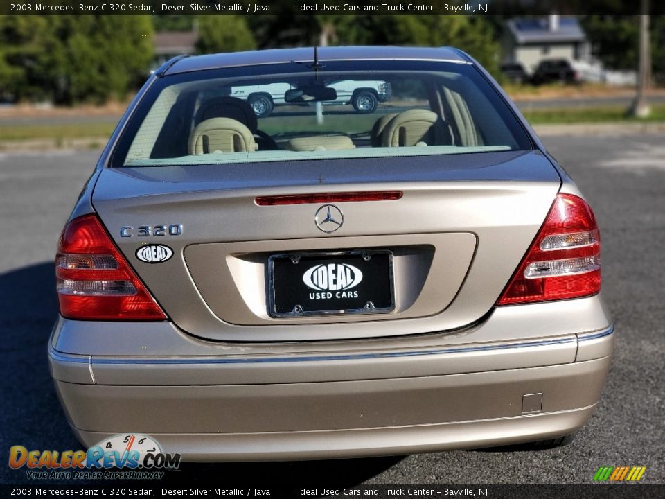 2003 Mercedes-Benz C 320 Sedan Desert Silver Metallic / Java Photo #4