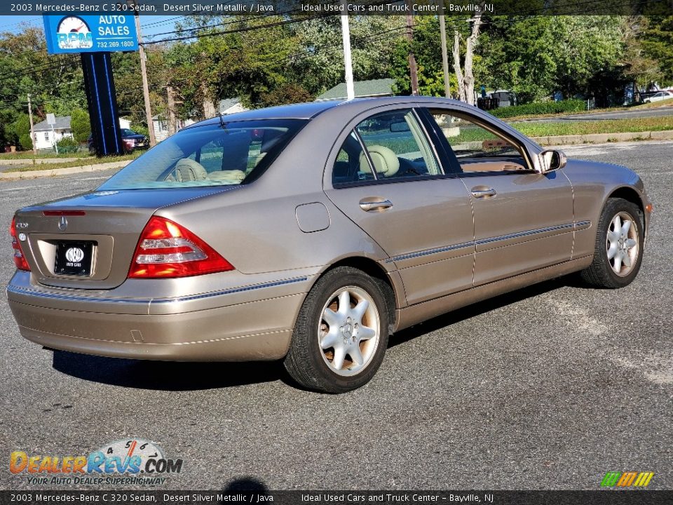 2003 Mercedes-Benz C 320 Sedan Desert Silver Metallic / Java Photo #7