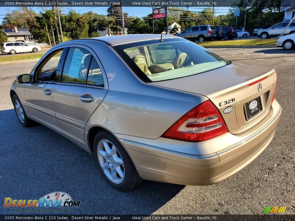 2003 Mercedes-Benz C 320 Sedan Desert Silver Metallic / Java Photo #8