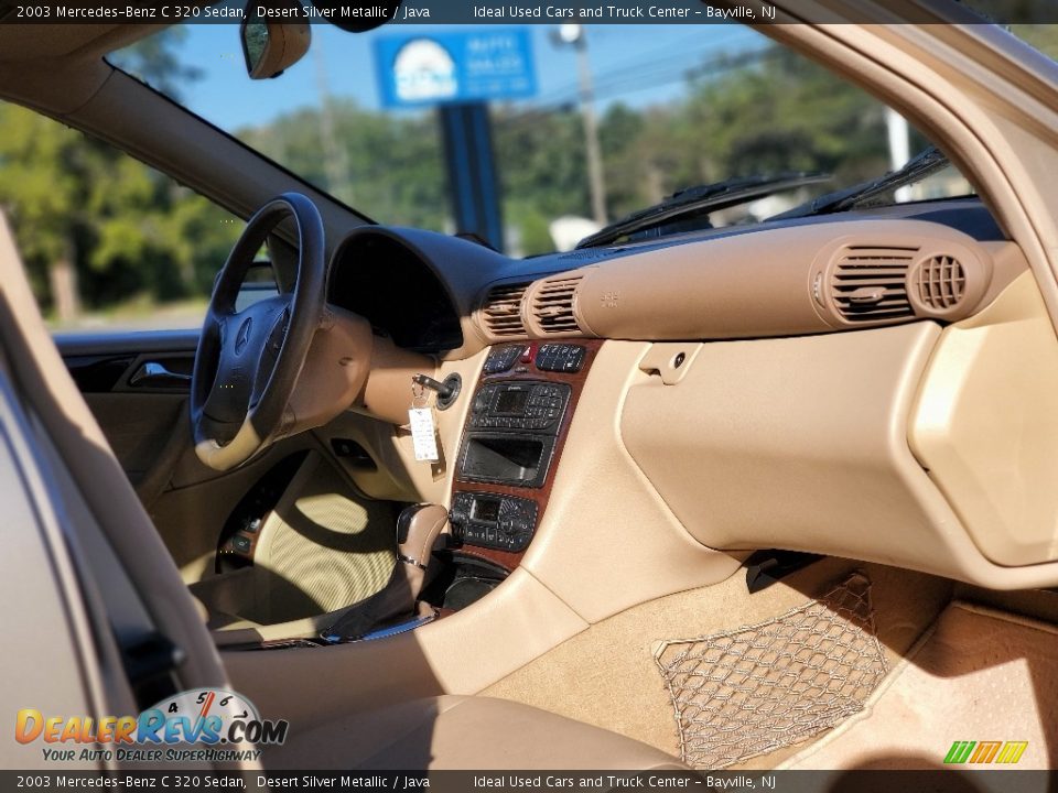 2003 Mercedes-Benz C 320 Sedan Desert Silver Metallic / Java Photo #10