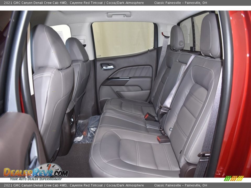 2021 GMC Canyon Denali Crew Cab 4WD Cayenne Red Tintcoat / Cocoa/Dark Atmosphere Photo #7