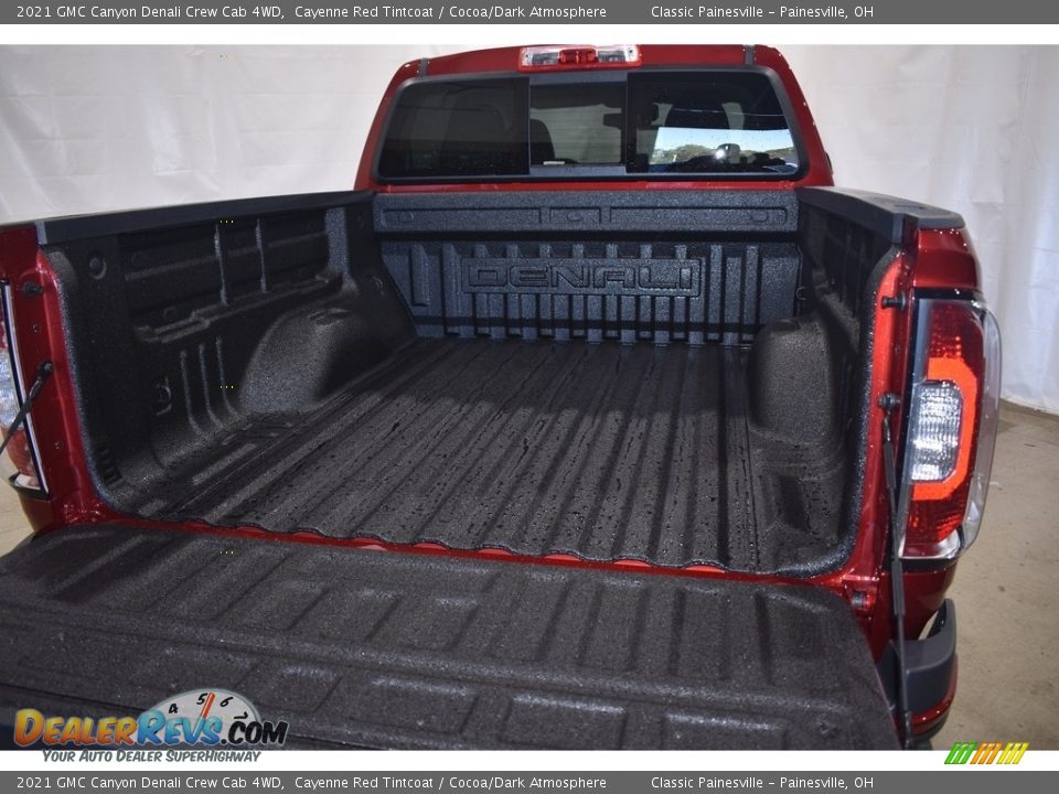 2021 GMC Canyon Denali Crew Cab 4WD Cayenne Red Tintcoat / Cocoa/Dark Atmosphere Photo #8