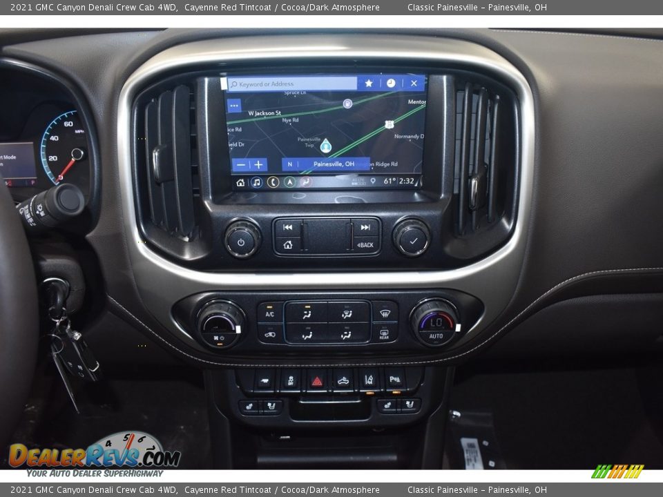 2021 GMC Canyon Denali Crew Cab 4WD Cayenne Red Tintcoat / Cocoa/Dark Atmosphere Photo #12