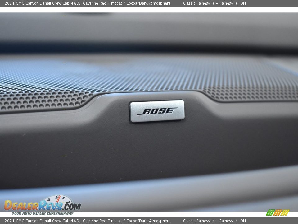 2021 GMC Canyon Denali Crew Cab 4WD Cayenne Red Tintcoat / Cocoa/Dark Atmosphere Photo #15