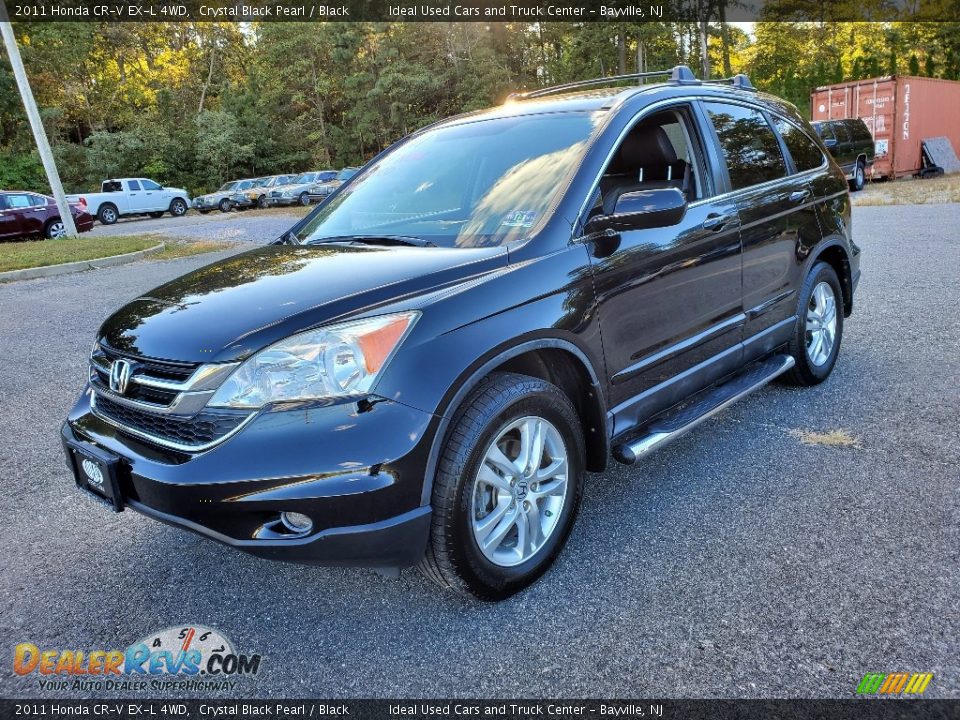 2011 Honda CR-V EX-L 4WD Crystal Black Pearl / Black Photo #1