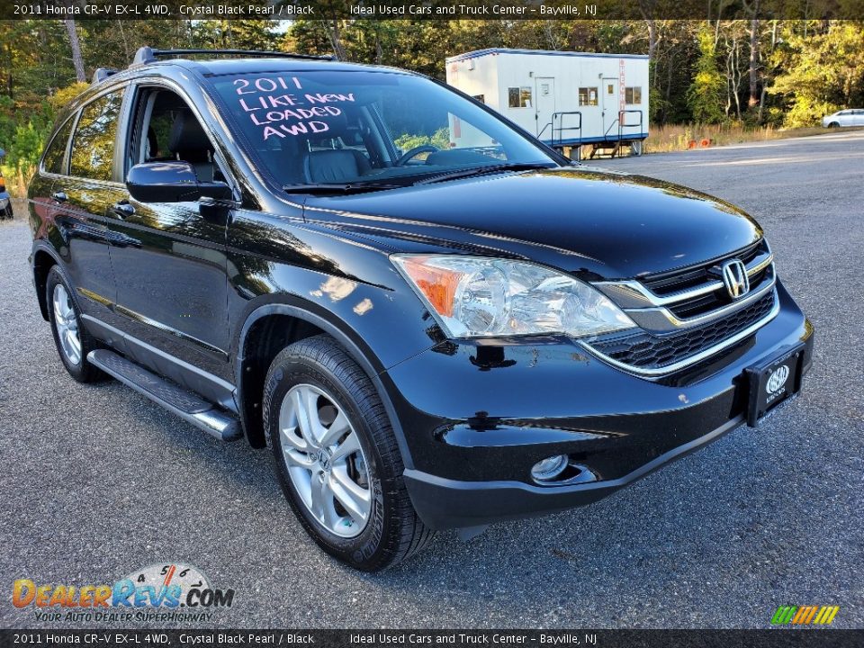 2011 Honda CR-V EX-L 4WD Crystal Black Pearl / Black Photo #2