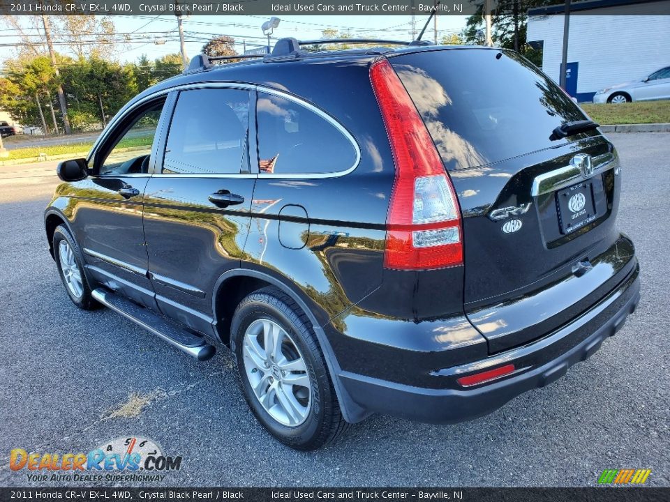 2011 Honda CR-V EX-L 4WD Crystal Black Pearl / Black Photo #5