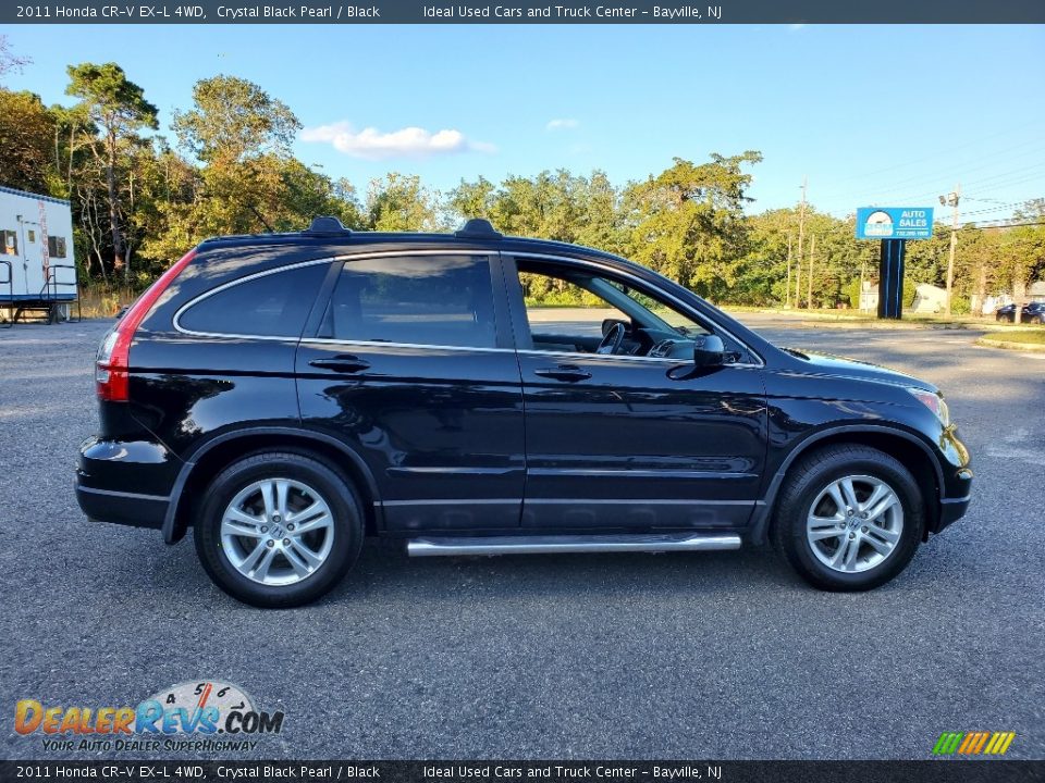 2011 Honda CR-V EX-L 4WD Crystal Black Pearl / Black Photo #8