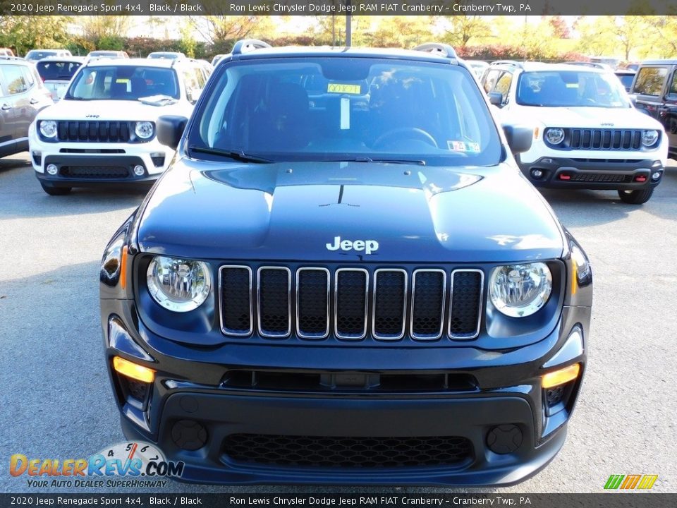 2020 Jeep Renegade Sport 4x4 Black / Black Photo #2