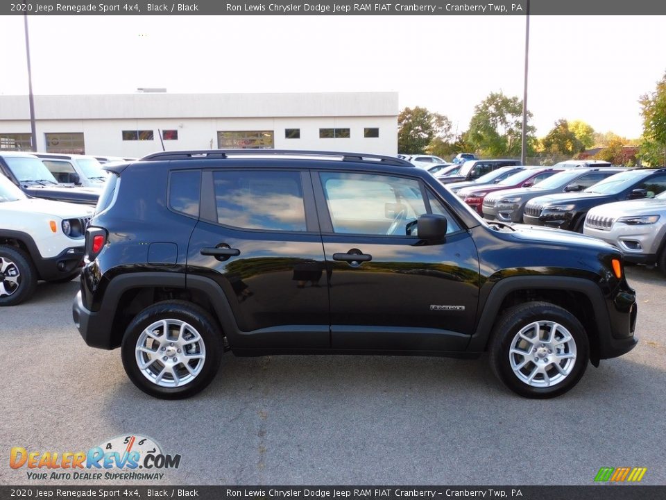 2020 Jeep Renegade Sport 4x4 Black / Black Photo #4