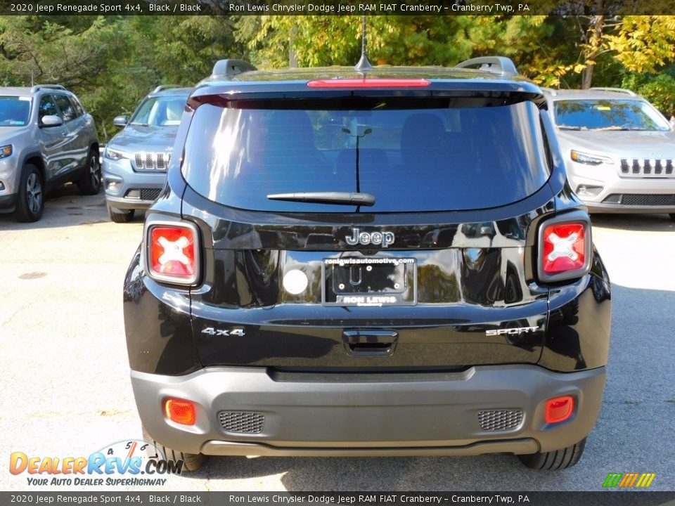 2020 Jeep Renegade Sport 4x4 Black / Black Photo #6