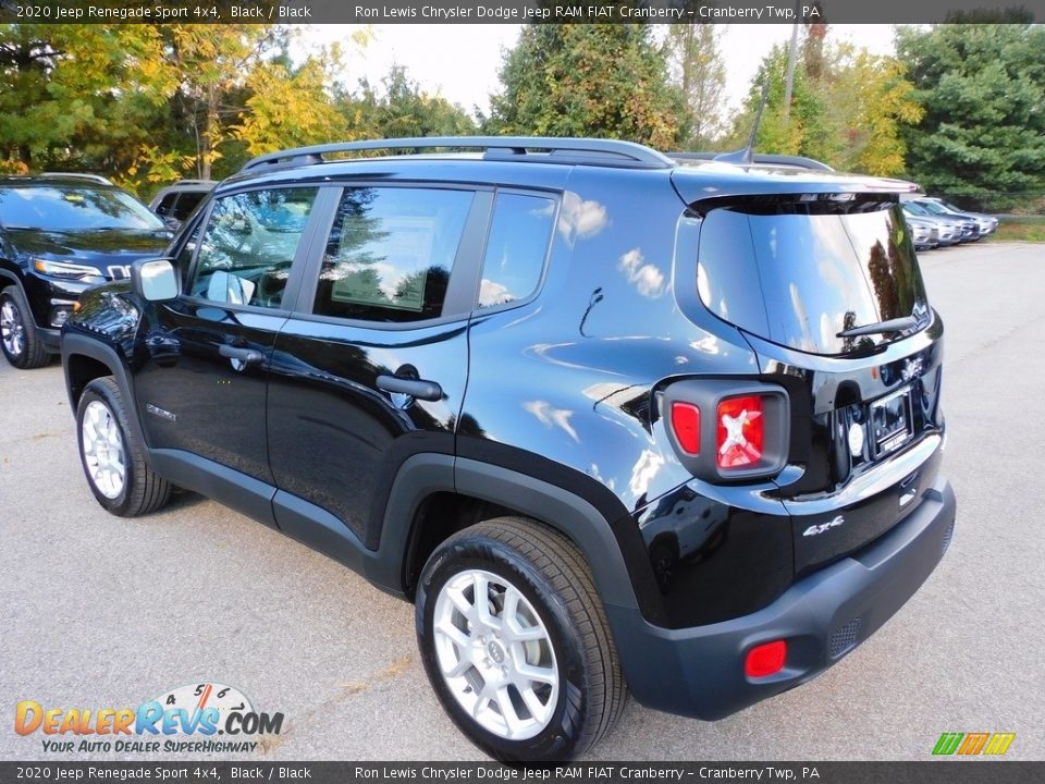2020 Jeep Renegade Sport 4x4 Black / Black Photo #8