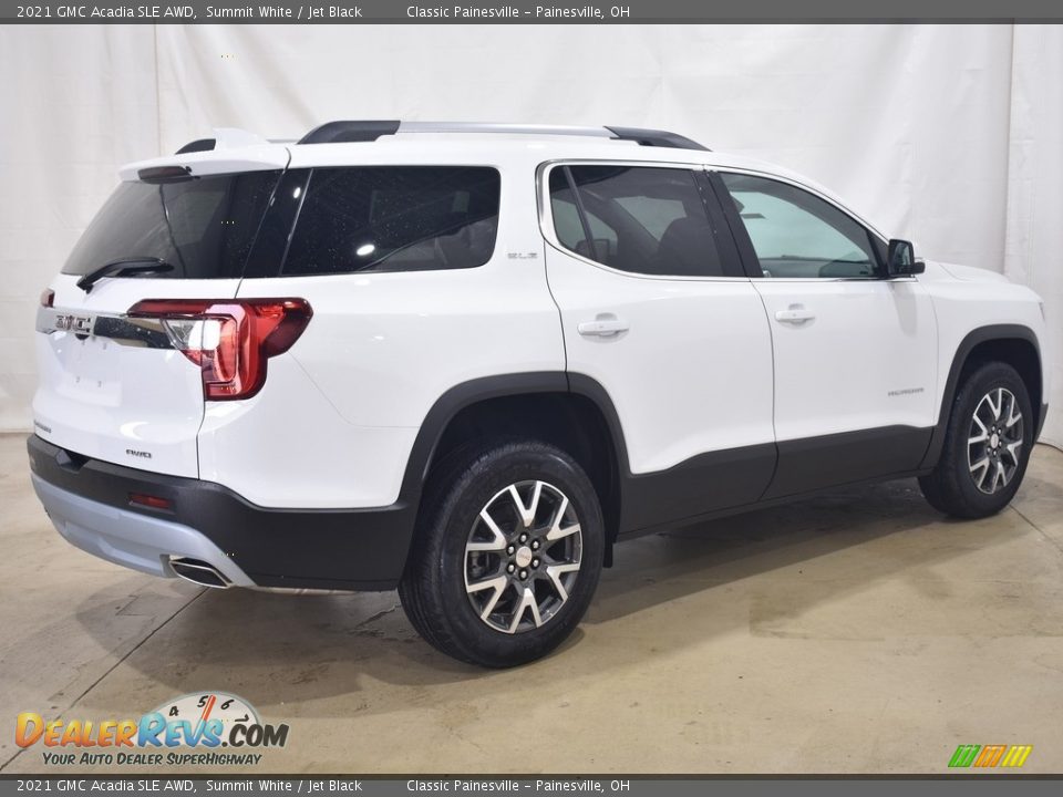 2021 GMC Acadia SLE AWD Summit White / Jet Black Photo #2