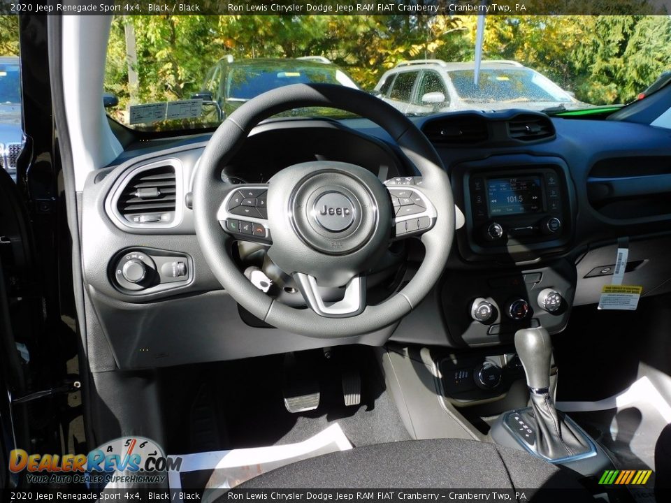 2020 Jeep Renegade Sport 4x4 Black / Black Photo #13
