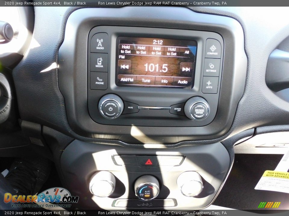 2020 Jeep Renegade Sport 4x4 Black / Black Photo #16