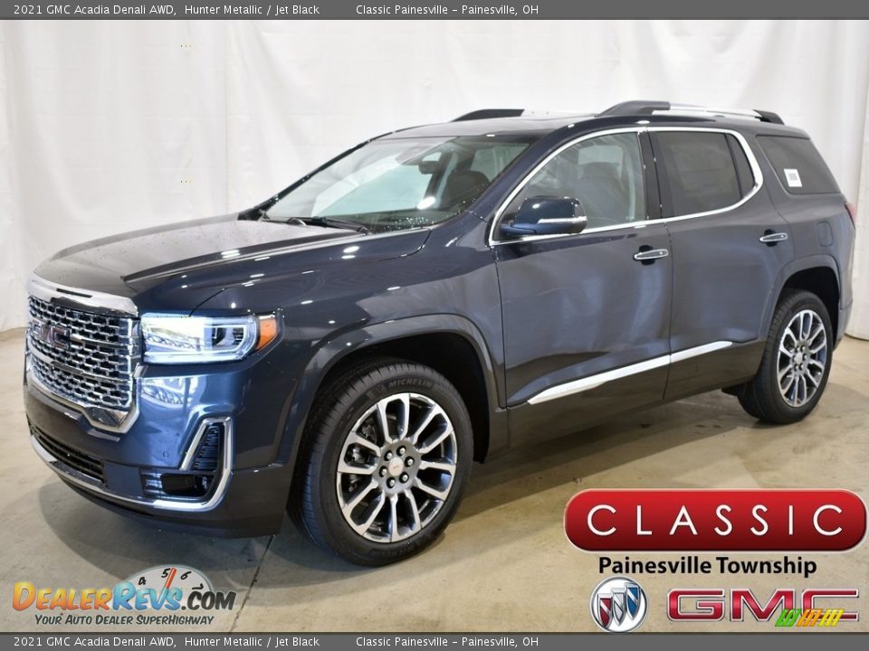 2021 GMC Acadia Denali AWD Hunter Metallic / Jet Black Photo #1