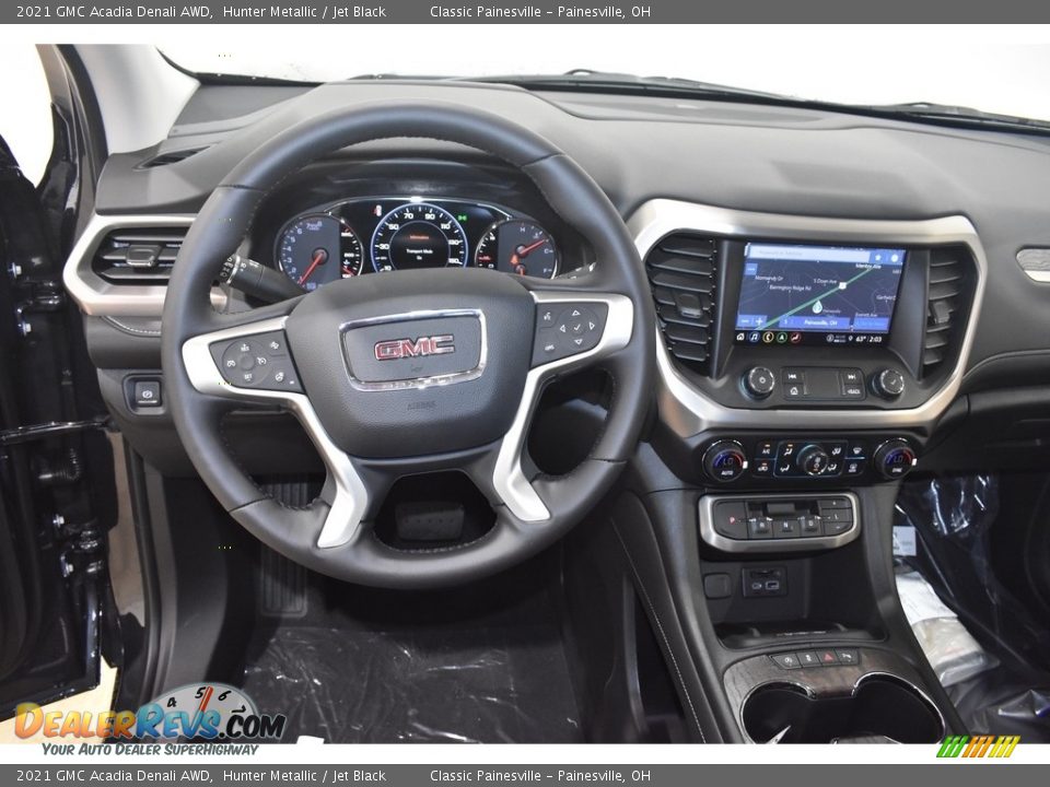 2021 GMC Acadia Denali AWD Hunter Metallic / Jet Black Photo #11