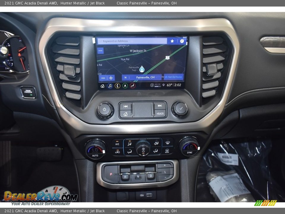 2021 GMC Acadia Denali AWD Hunter Metallic / Jet Black Photo #12