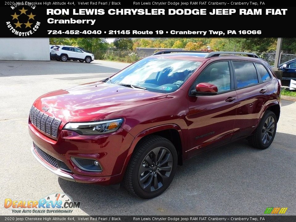 2020 Jeep Cherokee High Altitude 4x4 Velvet Red Pearl / Black Photo #1