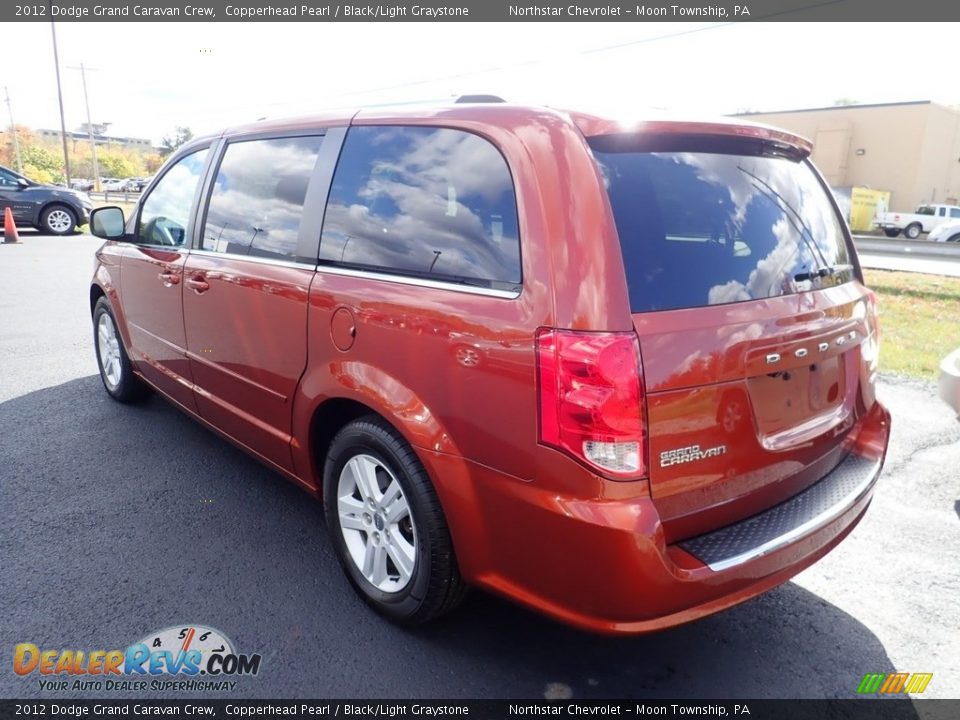2012 Dodge Grand Caravan Crew Copperhead Pearl / Black/Light Graystone Photo #2