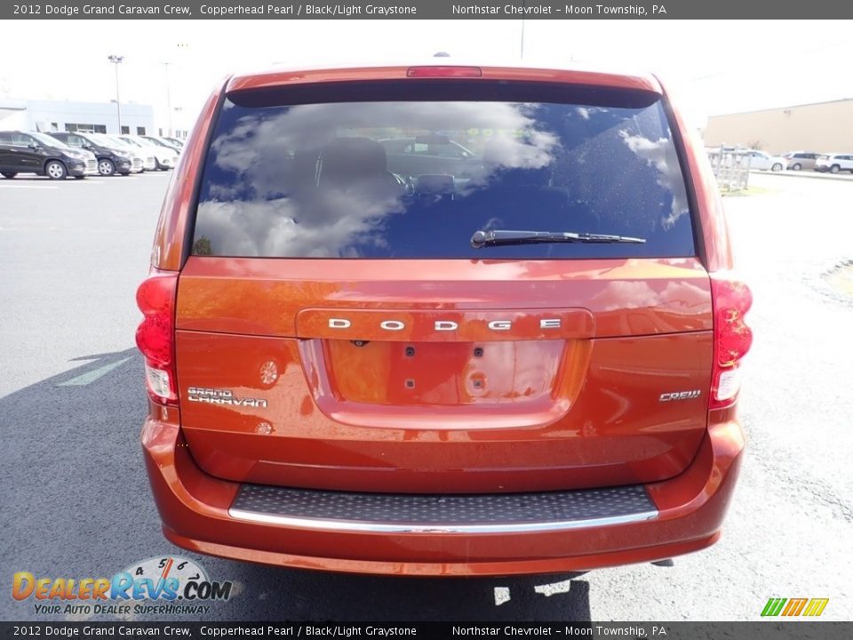 2012 Dodge Grand Caravan Crew Copperhead Pearl / Black/Light Graystone Photo #3