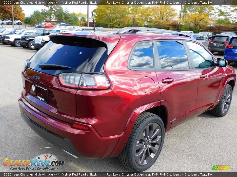 2020 Jeep Cherokee High Altitude 4x4 Velvet Red Pearl / Black Photo #5