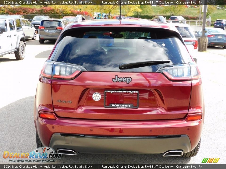 2020 Jeep Cherokee High Altitude 4x4 Velvet Red Pearl / Black Photo #6