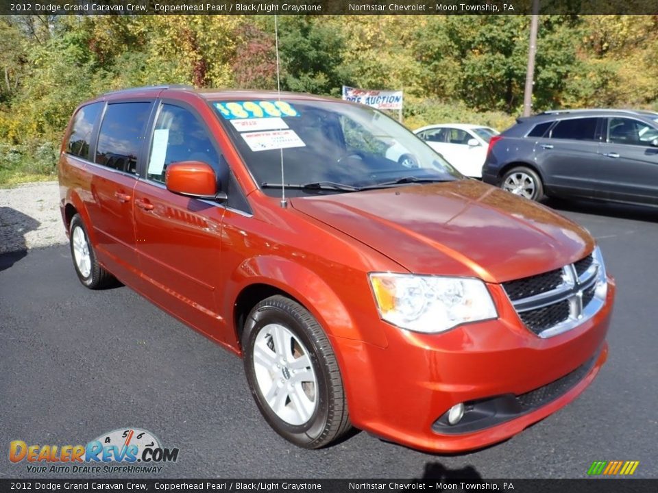 2012 Dodge Grand Caravan Crew Copperhead Pearl / Black/Light Graystone Photo #5