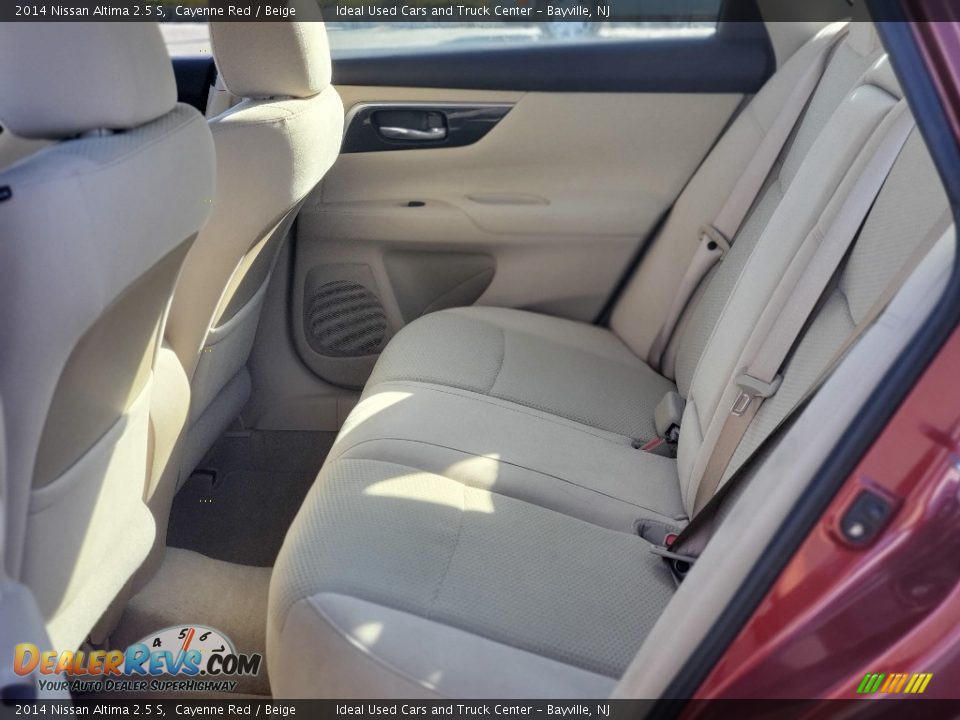 2014 Nissan Altima 2.5 S Cayenne Red / Beige Photo #20