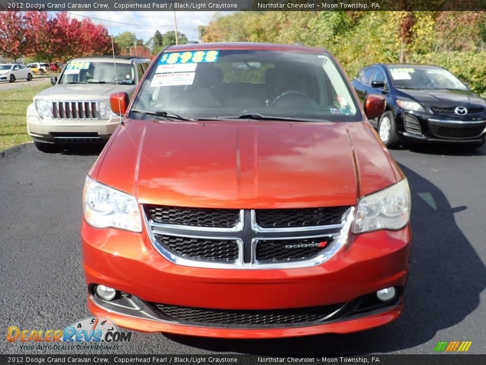 2012 Dodge Grand Caravan Crew Copperhead Pearl / Black/Light Graystone Photo #6