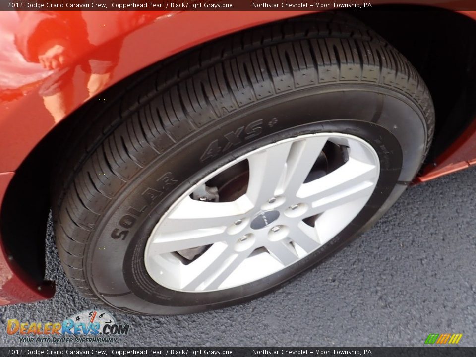2012 Dodge Grand Caravan Crew Copperhead Pearl / Black/Light Graystone Photo #7