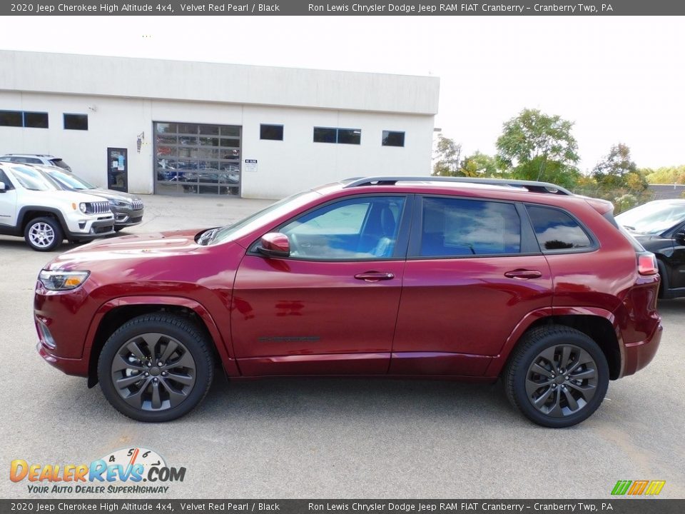 2020 Jeep Cherokee High Altitude 4x4 Velvet Red Pearl / Black Photo #9