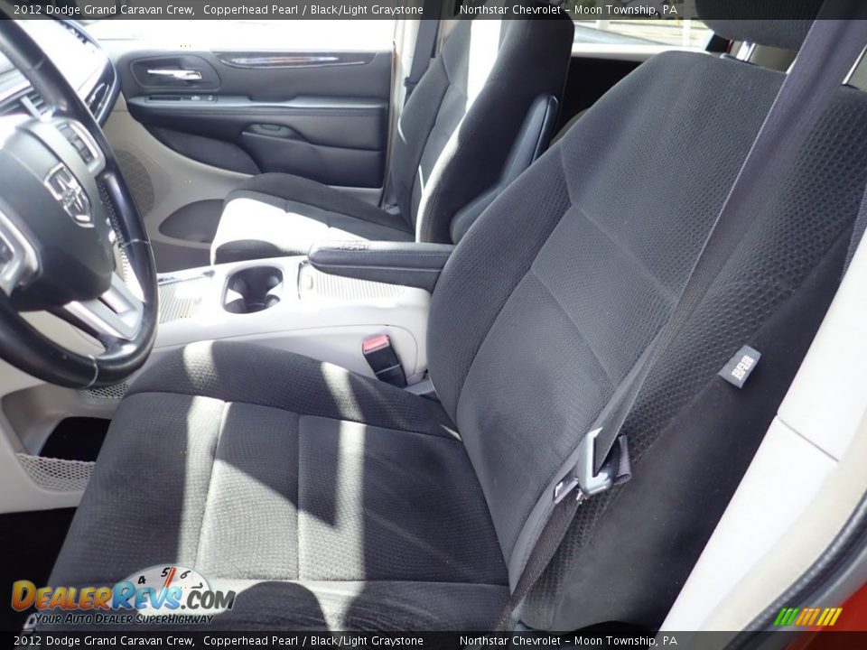 2012 Dodge Grand Caravan Crew Copperhead Pearl / Black/Light Graystone Photo #8