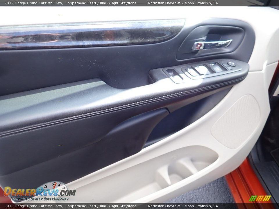 2012 Dodge Grand Caravan Crew Copperhead Pearl / Black/Light Graystone Photo #12