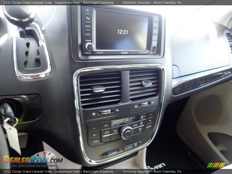 2012 Dodge Grand Caravan Crew Copperhead Pearl / Black/Light Graystone Photo #13