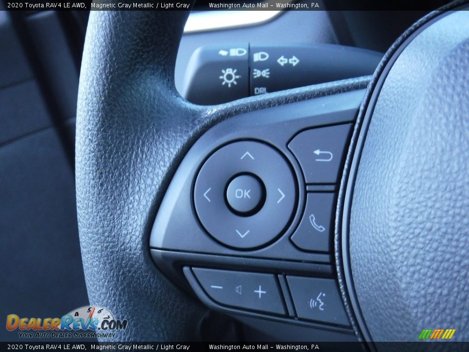 2020 Toyota RAV4 LE AWD Magnetic Gray Metallic / Light Gray Photo #7