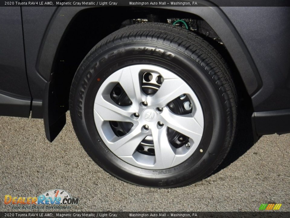 2020 Toyota RAV4 LE AWD Magnetic Gray Metallic / Light Gray Photo #9