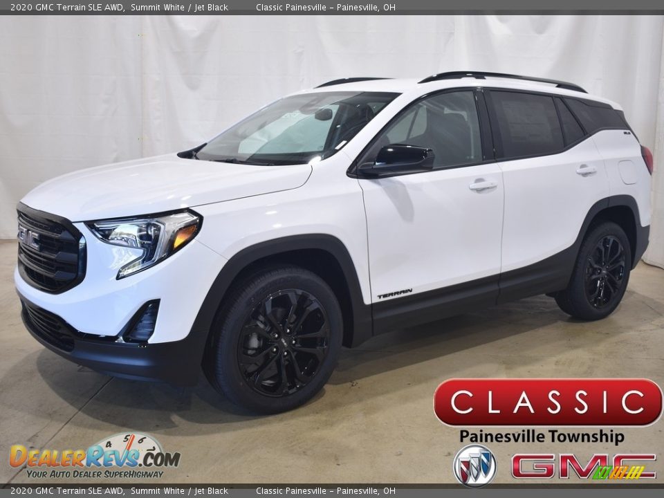 2020 GMC Terrain SLE AWD Summit White / Jet Black Photo #1