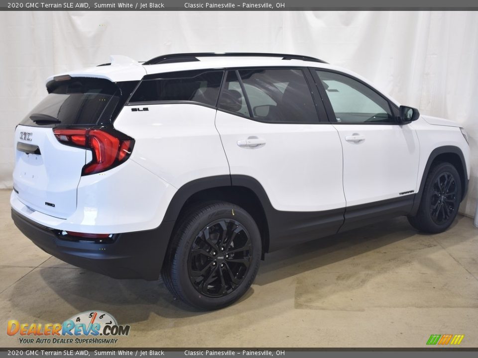 2020 GMC Terrain SLE AWD Summit White / Jet Black Photo #2