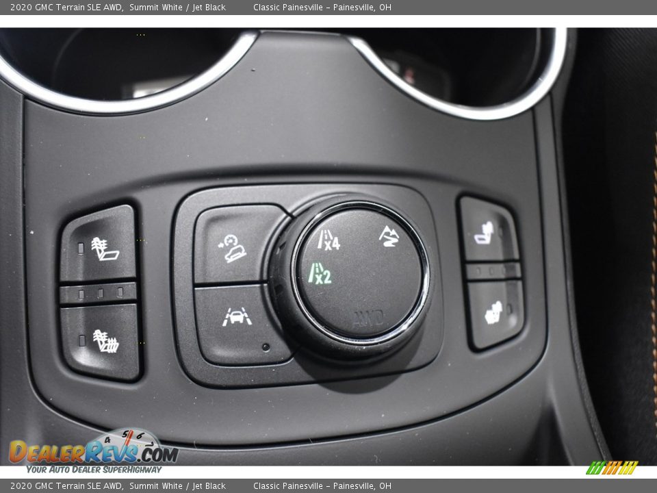 2020 GMC Terrain SLE AWD Summit White / Jet Black Photo #10