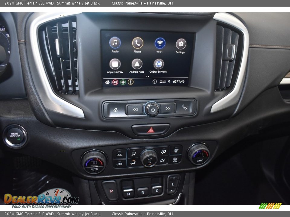 2020 GMC Terrain SLE AWD Summit White / Jet Black Photo #12